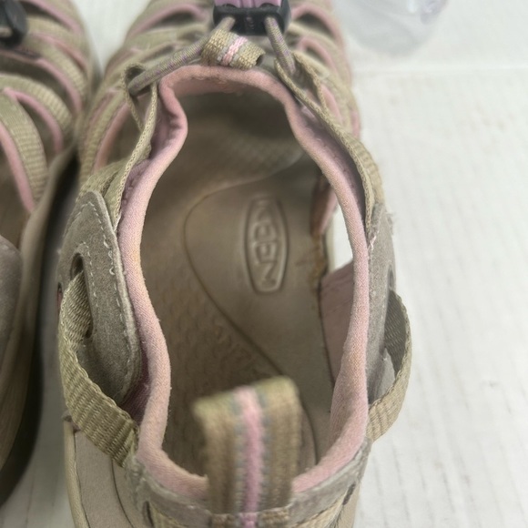 Keen Sandal Whisper Tan Pink Fisherman Outdoor Trail Water Hiking Shoes Womens 9 - Picture 13 of 15